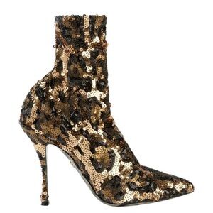 Dolce and Gabbana Lori Sequined booties